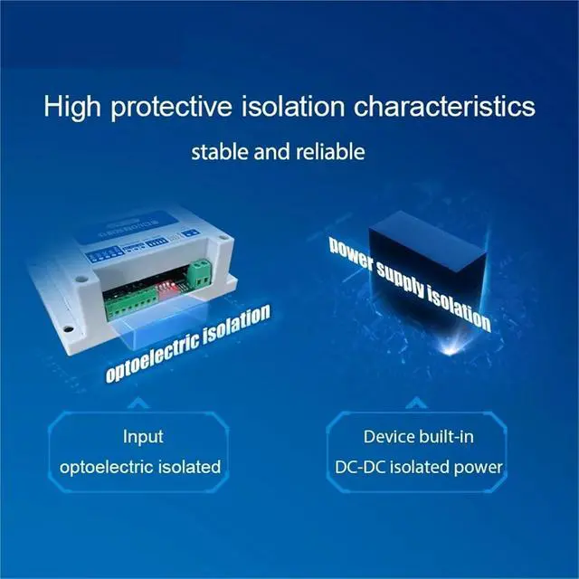 Alt view image 6 of 6 - ModBus RTU Serial IO Module RS485 Interface 8DO 8 Digital Outputs Rail Installation 8~28VDC MA01-XXCX0080