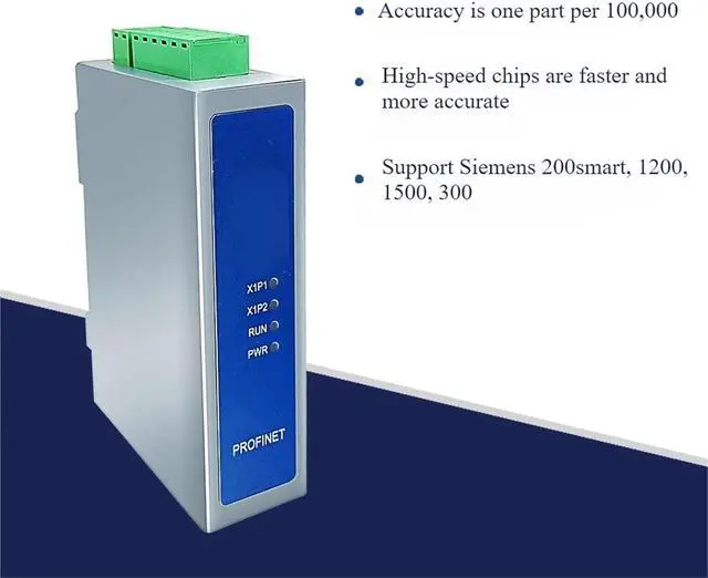 Alt view image 2 of 6 - Profinet Weighing Module Remote Acquisition Module 2-Way Port support200smart/1500/1200/300 Automatic GSD File