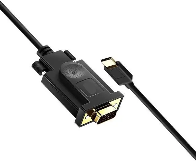 Alt view image 3 of 3 - USB C to VGA Cable USB3.1 Type C to VGA Male Converter(Red)