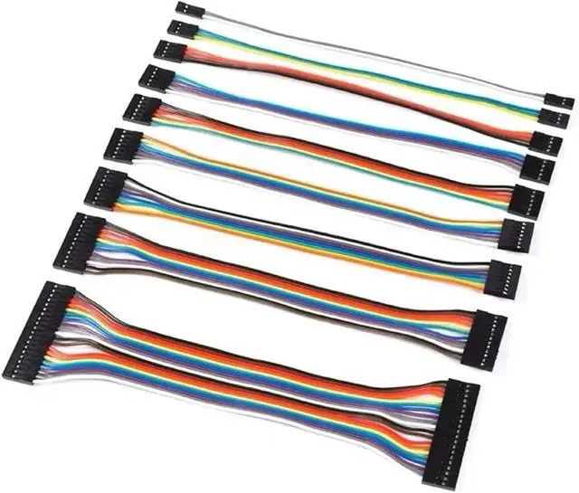 Alt view image 6 of 6 - Male and Female connectors with Cables 10PCS 2.54mm Double Head Jumper Wire Connector Cable 2.54MM 2P/3P/4P/5P/6P/8P/9P/10P Long 10/20/30CM(Male to Male,20CM,6p)