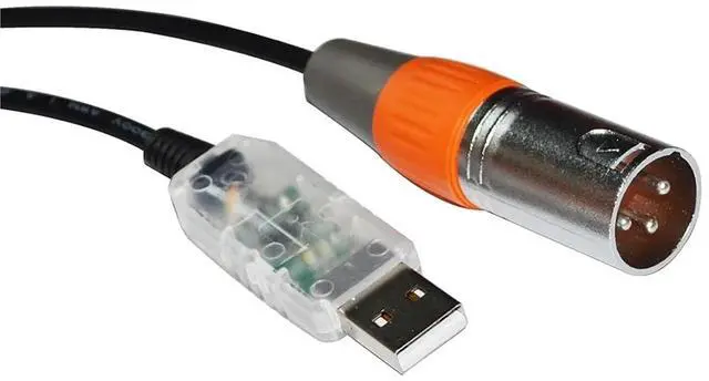 Alt view image 6 of 6 - FT232RL CHIP USB to XLR 3PIN Male RS485 Converter Serial Cable for Audio Processor to PC(3m,Color B)