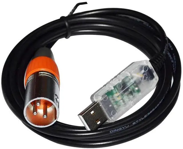 Alt view image 5 of 6 - FT232RL CHIP USB to XLR 3PIN Male RS485 Converter Serial Cable for Audio Processor to PC(8M,Color B)