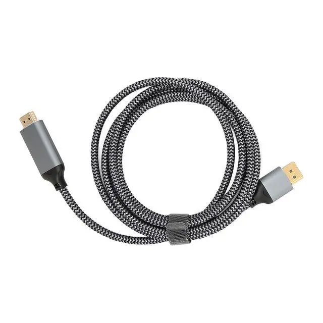 Alt view image 3 of 7 - DisplayPort 1.4 to HDMI 2.1 Adapter Cable - 8K Resolution Support, 6 Feet Length for High - Performance Video and Sound Signal
