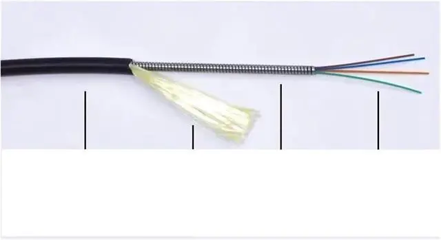 Alt view image 4 of 5 - OM3 Outdoor Patch Cord 100m 4/6/8 Cores TPU Armored PCD235 Reel 4C 6C 8C SC FC ST Multimode Waterproof Jumper 8 Fiber 6core(100m 4C SC-SC)