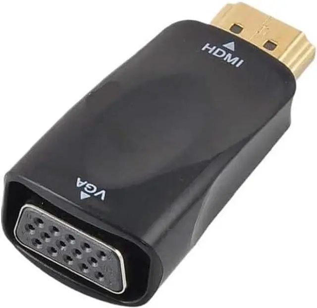 Alt view image 3 of 7 - HDMI-Compatible to VGA Converter Cable HD 1080P Digital Adapter with Audio Headphone Ja1ck