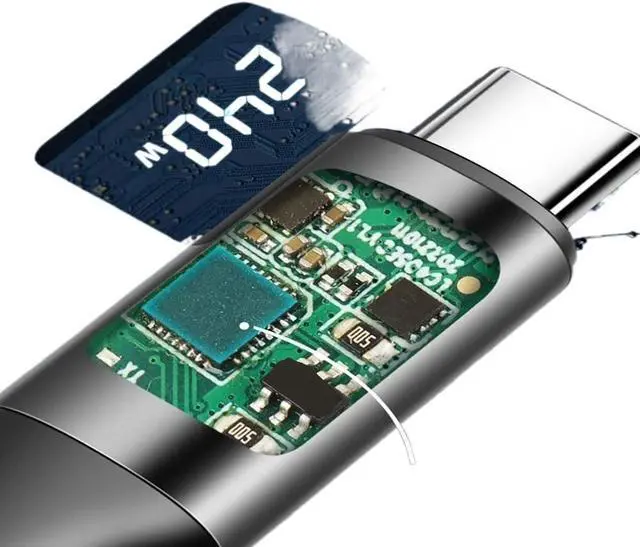 Alt view image 3 of 6 - New Digital Display USB-C Cable 40Gbps 8K@60HZ USB4 Data Cord(USB 4.0-1m)