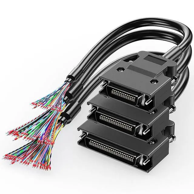 Alt view image 3 of 7 - QMQJIA SCSI Connection Wire with Terminals CN14P CN20P CN26P CN36P CN50P with Push-up/Screw Fixation Various Interfaces 6 Length