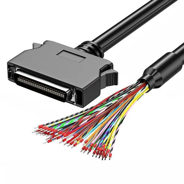 Main image of QMQJIA SCSI Connection Wire with Terminals CN14P CN20P CN26P CN36P CN50P with Push-up/Screw Fixation Various Interfaces 6 Length