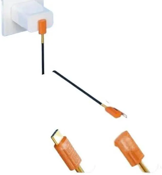 Alt view image 6 of 7 - USB4 Data Cable t2y>pe-c Male to Male Compatible with 40Gbps Fast 8K Projection Cable PD240w(0.6m,Straight-Left Right)