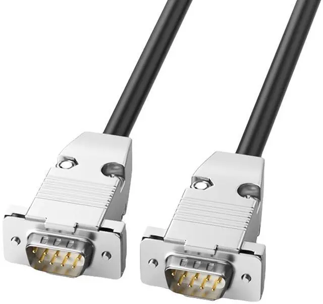 Main image of QMQJIA Gold Plated 9Pin Straight Connection Cable 28AWG Male Female 9-pin RS232 Data Wire Line for Computers