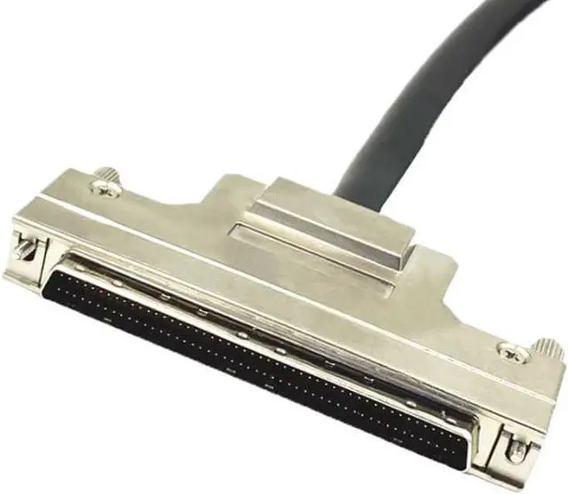 Alt view image 4 of 7 - SCSI HPDB100 Female to Male Shielded Data Cable SCSI HPDB 100 Pin Male Plug Extension Computer Connector Wire(1.5m,Female to Female)