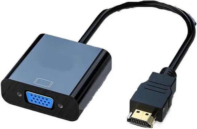 Alt view image 3 of 4 - HDMI to VGA Video Converter HDMI to VGA Converter with Audio(Audio Hole)