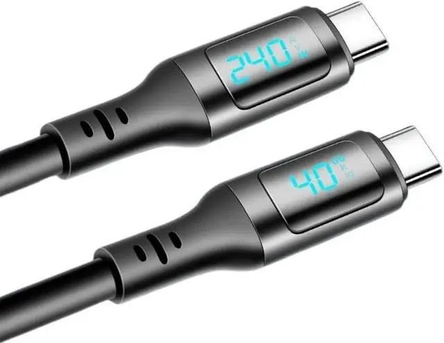 Alt view image 5 of 6 - New Digital Display USB-C Cable 40Gbps 8K@60HZ USB4 Data Cord(USB 4.0-1m)