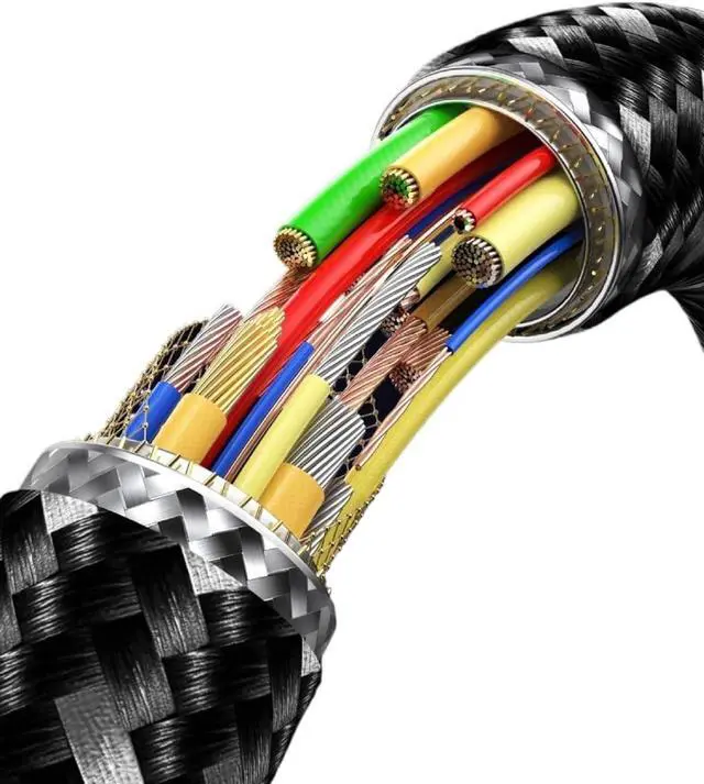 Alt view image 3 of 5 - USB-C Data Cable t2y>pe-c Ended C to C 8K@60Hz 40Gbps Transmission high Speed 240W 5A 48V Fast Video Cable(1.5m,H)