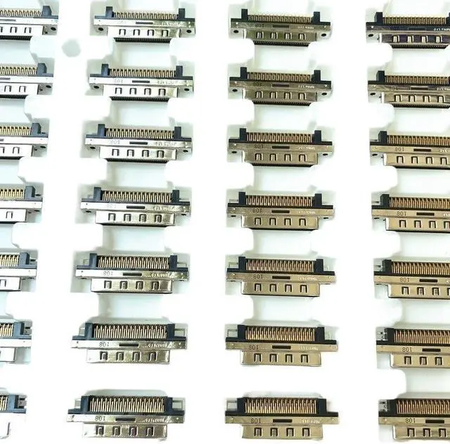 Alt view image 6 of 7 - SCSI VHDCI68 VHDCI 68P V68 V.68 Single-Layer Female Adapter 90 Degree Plug-in Female Connector(Made in China Type)
