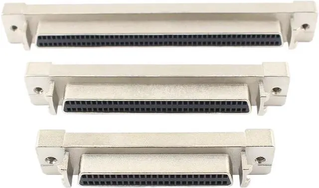 Main image of SCSI Connector DB Female Male 50 68 100 Pin Straight Right Angle 90 180 Degree ho/*le Welding Solder Adapter 50P 68P 100P(Straight Type,100P)