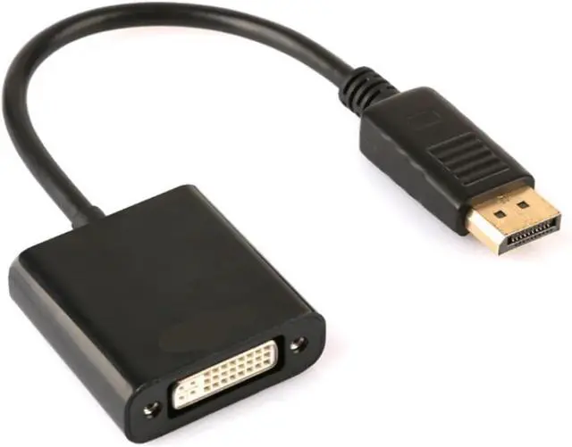 Alt view image 6 of 6 - DP to HDMI/VGA/DVI Adapter, PC/Laptop to M>oni>tor Transfer Rate(DP to HDMI Black)