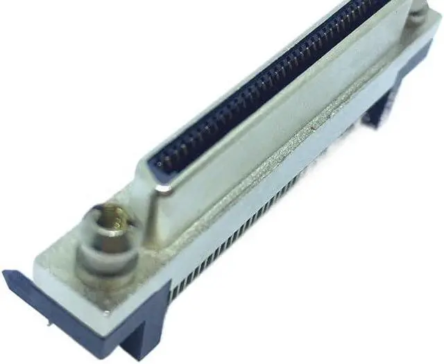 Alt view image 4 of 6 - SCSI 68P Single-Layer Female Head 90 Degree Plug-in VH+DCI 68P Female Connector