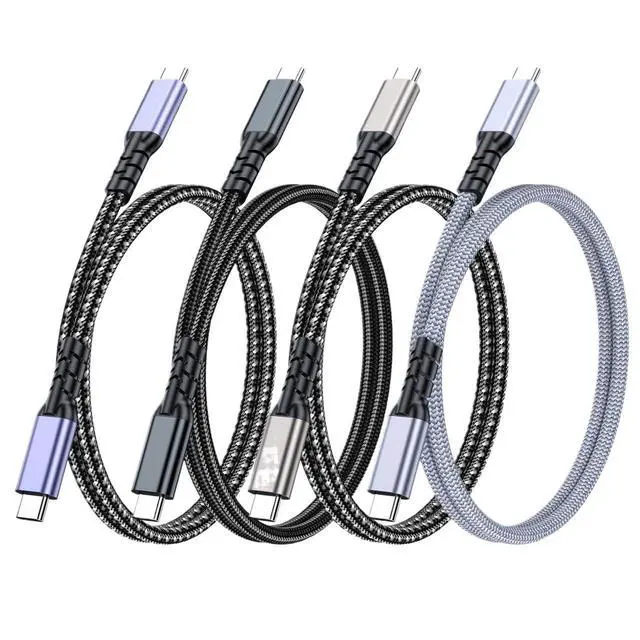 Alt view image 5 of 5 - 4 USB4 8K Video USB C to C Cable 240W 40Gbps t2y>pe-c 3 Data Transfer Cable(0.2m,PQ-001-U4-LH)