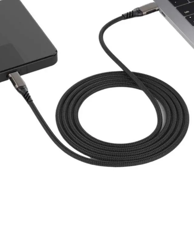 Alt view image 4 of 5 - USB C 3.2 Gen 2 Type C to USB C Cable 4K@60HZ 20Gbps VR Data Cable 5A 100W Fast Cord(2m,USB3.2 PVC)
