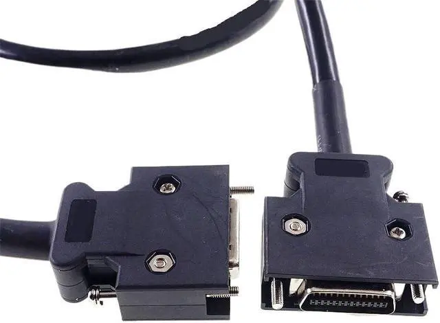 Alt view image 5 of 7 - 1 Pc SCSI Connector Cable MDR 14 20 26 36 50 Positions Male to Male Plug Adapter Cable 1 Meter Extension Soldered Assembly(SCSI 20 Pin)