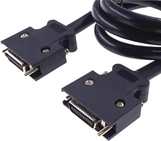 Alt view image 7 of 7 - 1 Pc SCSI Connector Cable MDR 14 20 26 36 50 Positions Male to Male Plug Adapter Cable 1 Meter Extension Soldered Assembly(SCSI 20 Pin)