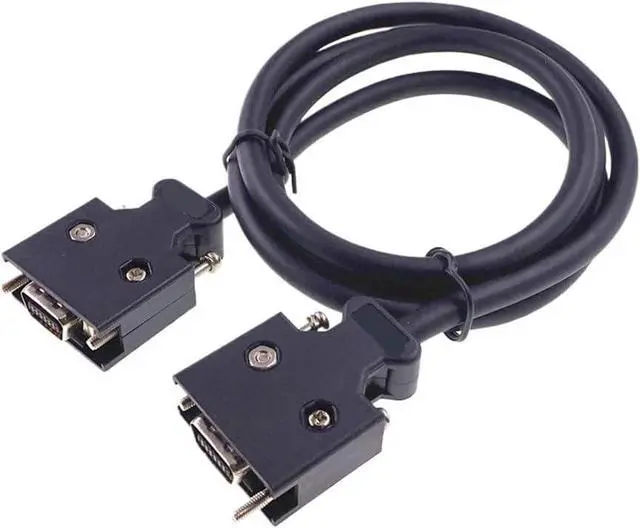 Alt view image 6 of 7 - 1 Pc SCSI Connector Cable MDR 14 20 26 36 50 Positions Male to Male Plug Adapter Cable 1 Meter Extension Soldered Assembly(SCSI 20 Pin)