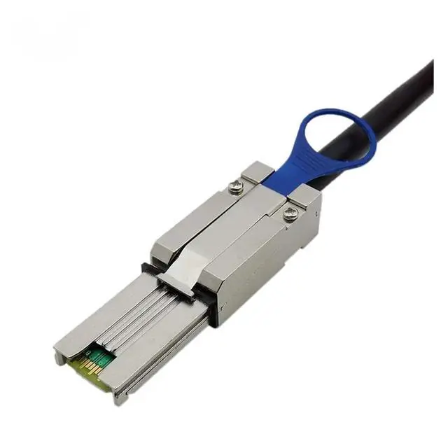 Alt view image 5 of 5 - External S-AS 26P SFF-8088 to SFF-8088 Data Cable S-AS SFF-8088 Male to 8088 Male Cable 26P to 26P Hard Disk Cable(2m)