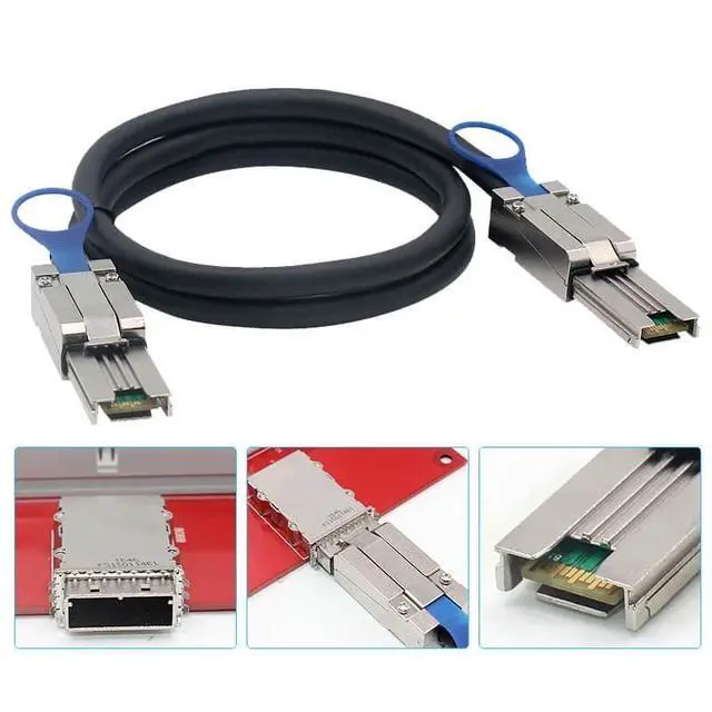 Alt view image 5 of 5 - Huge Storage Server External S-AS SFF-8088 to SFF-8088 Data Cable