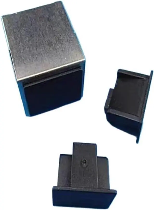 Alt view image 3 of 6 - 50 Pieces Dust Caps for Mains Connection (Aircraft Type) RJ45 Dust Plug Protection Cap