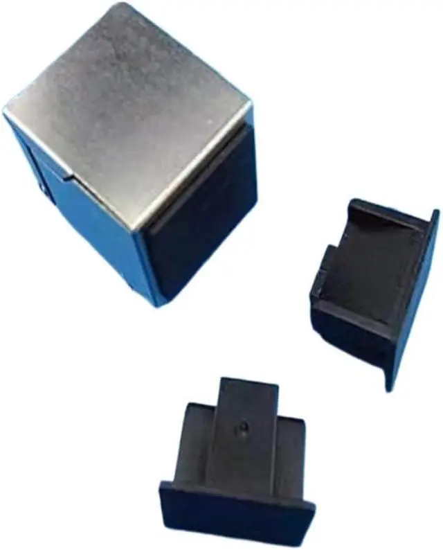 Alt view image 5 of 6 - 50 Pieces Dust Caps for Mains Connection (Aircraft Type) RJ45 Dust Plug Protection Cap