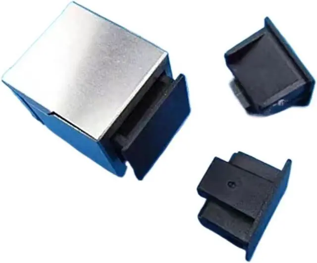 Alt view image 6 of 6 - 50 Pieces Dust Caps for Mains Connection (Aircraft Type) RJ45 Dust Plug Protection Cap
