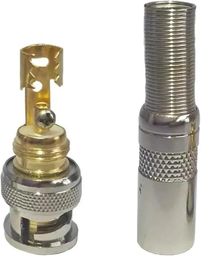 Alt view image 2 of 6 - 10PCS Special BNC Video Connector for Monitoring Engineering, Pure Copper Core, BNC/Q9 Head, 75-3/4/5 Video Connector