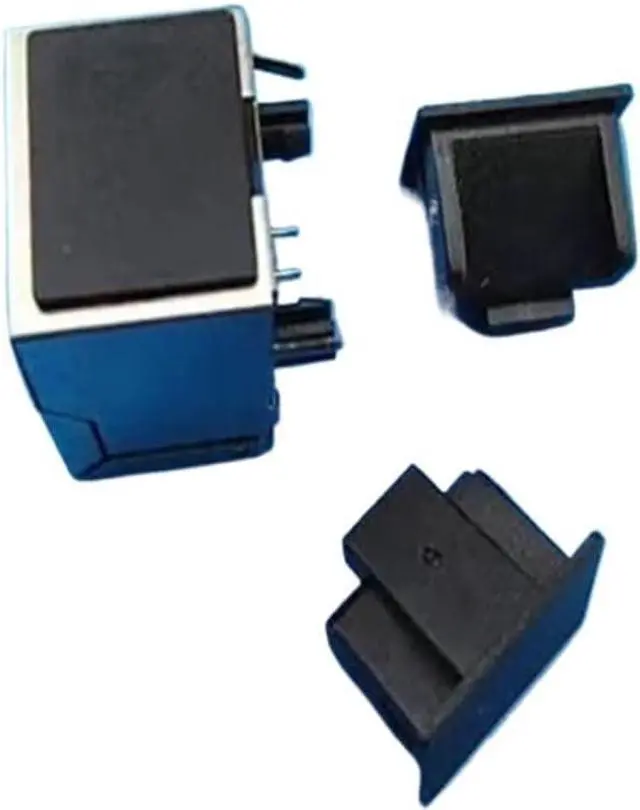 Alt view image 2 of 6 - 50 Pieces Dust Caps for Mains Connection (Aircraft Type) RJ45 Dust Plug Protection Cap