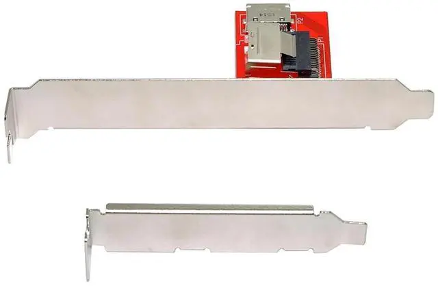 Main image of PCI-Express 4.0 S-AS SFF-8087 to Oculink SFF-8611 SFF-8612 PCBA Female Adapter with Bracket
