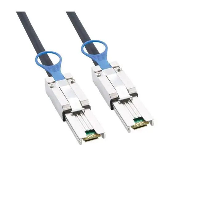 Alt view image 2 of 4 - 1M AS SFF 8088 26P External S-AS to S-AS High Density HD 8088 Male to 8088 Male Data Server Hard Disk Cable