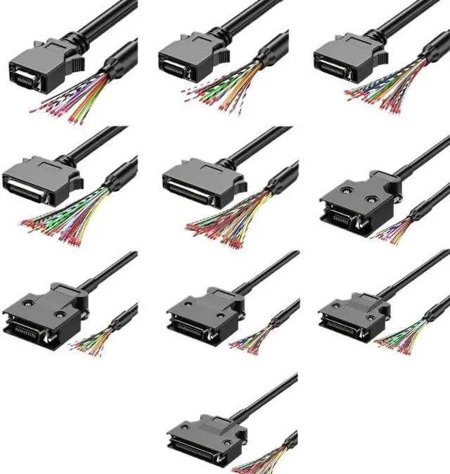 Alt view image 2 of 7 - D46B SCSI Connection Cable with Terminal CN14P 20P 26P 36P 50P for Data Transfer(1m,Press Type CN26P)