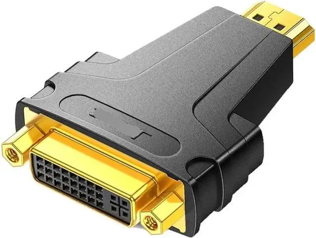 Main image of HDMI-Compatible to DVI Adapter Gold Plated Converter Plug Play High Definition Video Transmission Cable Extender(Green)
