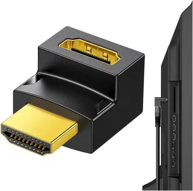 Alt view image 3 of 3 - HDMI-Compatible to DVI Adapter Gold Plated Converter Plug Play High Definition Video Transmission Cable Extender(Green)