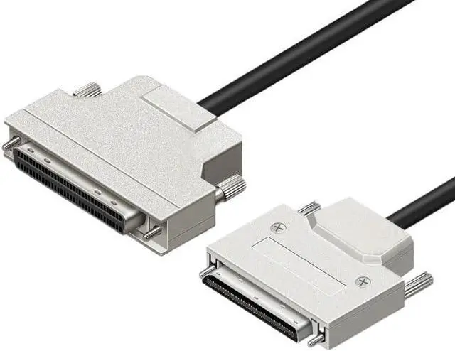 Main image of SCSI Cable VHDCI68 Small 68 to Large 68 SCSI Connector V68 Male to DB68 Female Connection Cable(2M)