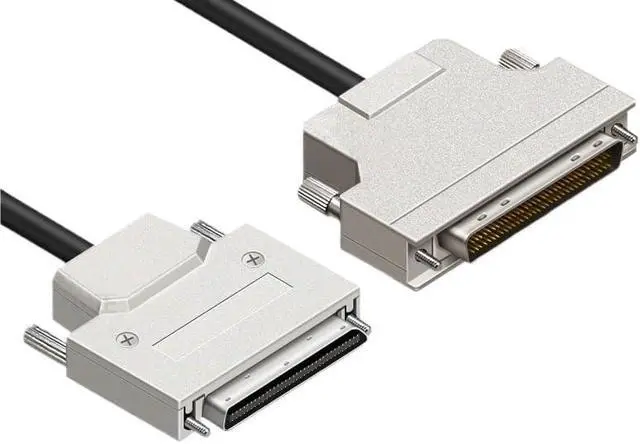Alt view image 4 of 6 - SCSI Cable VHDCI68 Small 68 to Large 68 SCSI Connector V68 Male to DB68 Female Connection Cable(2M)