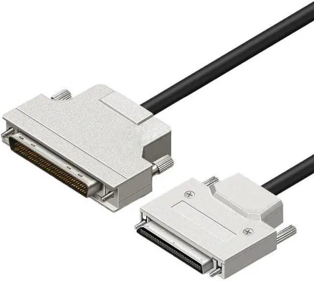 Alt view image 5 of 6 - SCSI Cable VHDCI68 Small 68 to Large 68 SCSI Connector V68 Male to DB68 Female Connection Cable(2M)