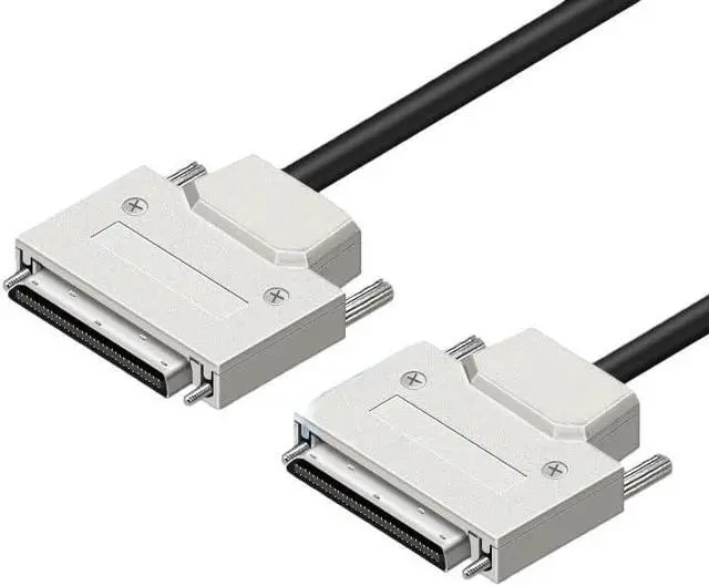 Alt view image 6 of 6 - SCSI Cable VHDCI68 Small 68 to Large 68 SCSI Connector V68 Male to DB68 Female Connection Cable(2M)