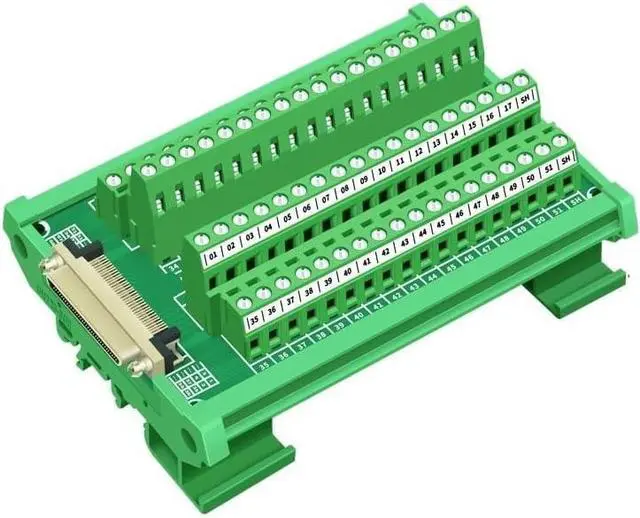 Main image of Rail Mount 68-pin MDR Female Interface Module SCSI68 VHDCI 68 Extension Cable(SCSI68 Module)