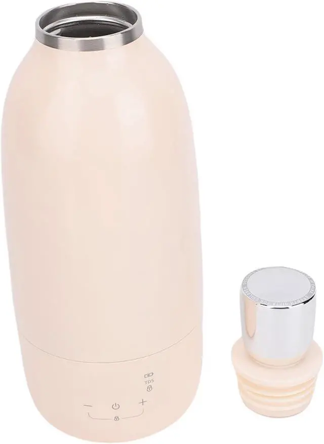 Alt view image 5 of 7 - Portable Milk Warmer 500ml Insulated Stainless Steel Rechargeable Cordless Portable Hot Water Boiler for Travel Car Outdoor