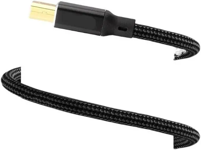 Alt view image 3 of 3 - USB Type A to B 6N DAC A-C Audio Cable OCC Silver Plating Data Cable(1.5m,B to C)