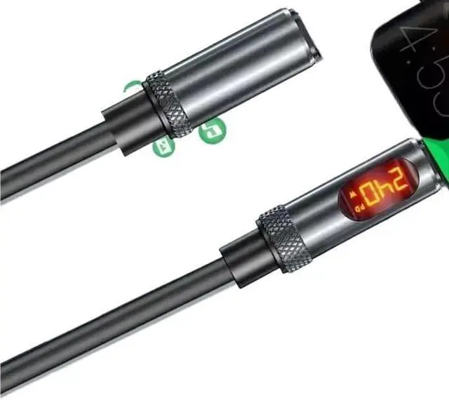 Alt view image 6 of 7 - 240W USB C to Type C Cable L1/ED Display Fast Cables t2y>pe-c PD 27W Data Cords(1.2M,Black-C to C)
