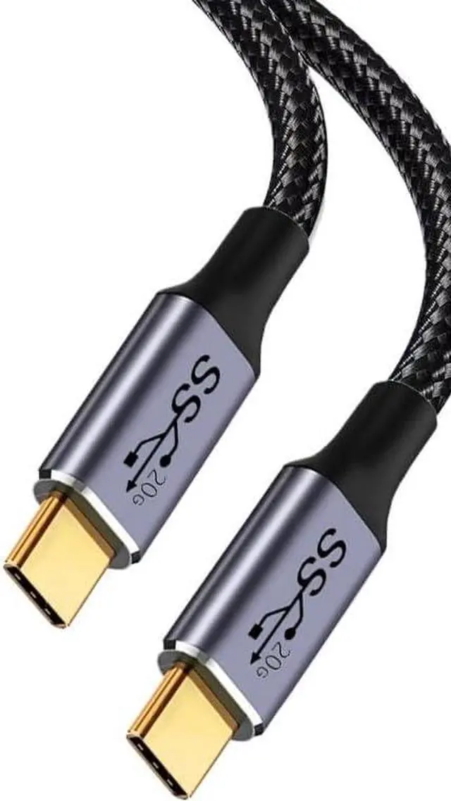 Main image of Type C to C USB C Cable Fast PD 100W 5A 20Gbps High Speed Transmission Data Cable USB3.2 Gen2 4K 60Hz Audio Cable Male(1m)
