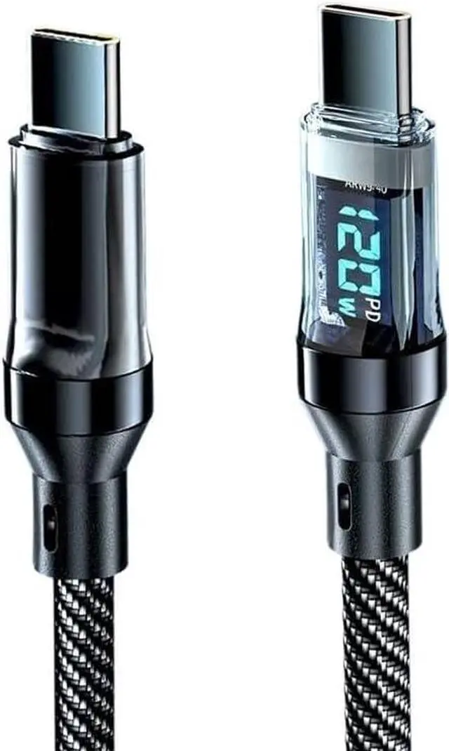 Main image of Ultra-Super Fast Cable-6A 120W USB A to Type C Nylon Data Cord(Type-c to Type-c)