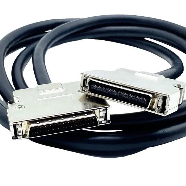Alt view image 2 of 5 - SCSI HPCN50 to HPDB50 Connector Cable DB50 Male to CN50 Male Double Layer Data Cable with Iron Shell Customizable(300cm)
